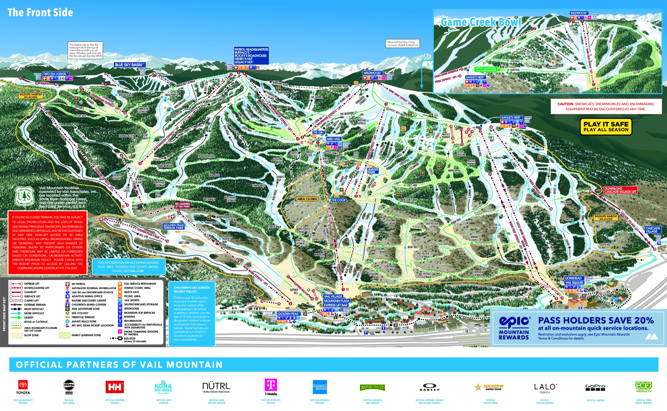 Vail Ski Map