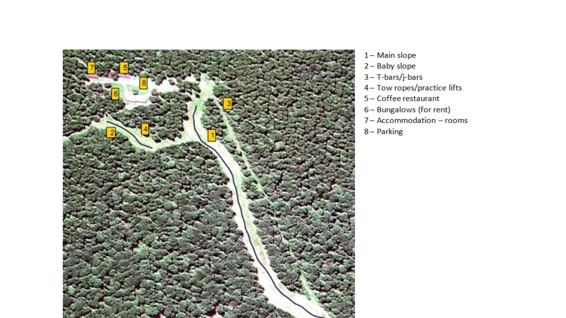 Kozara Ski Map