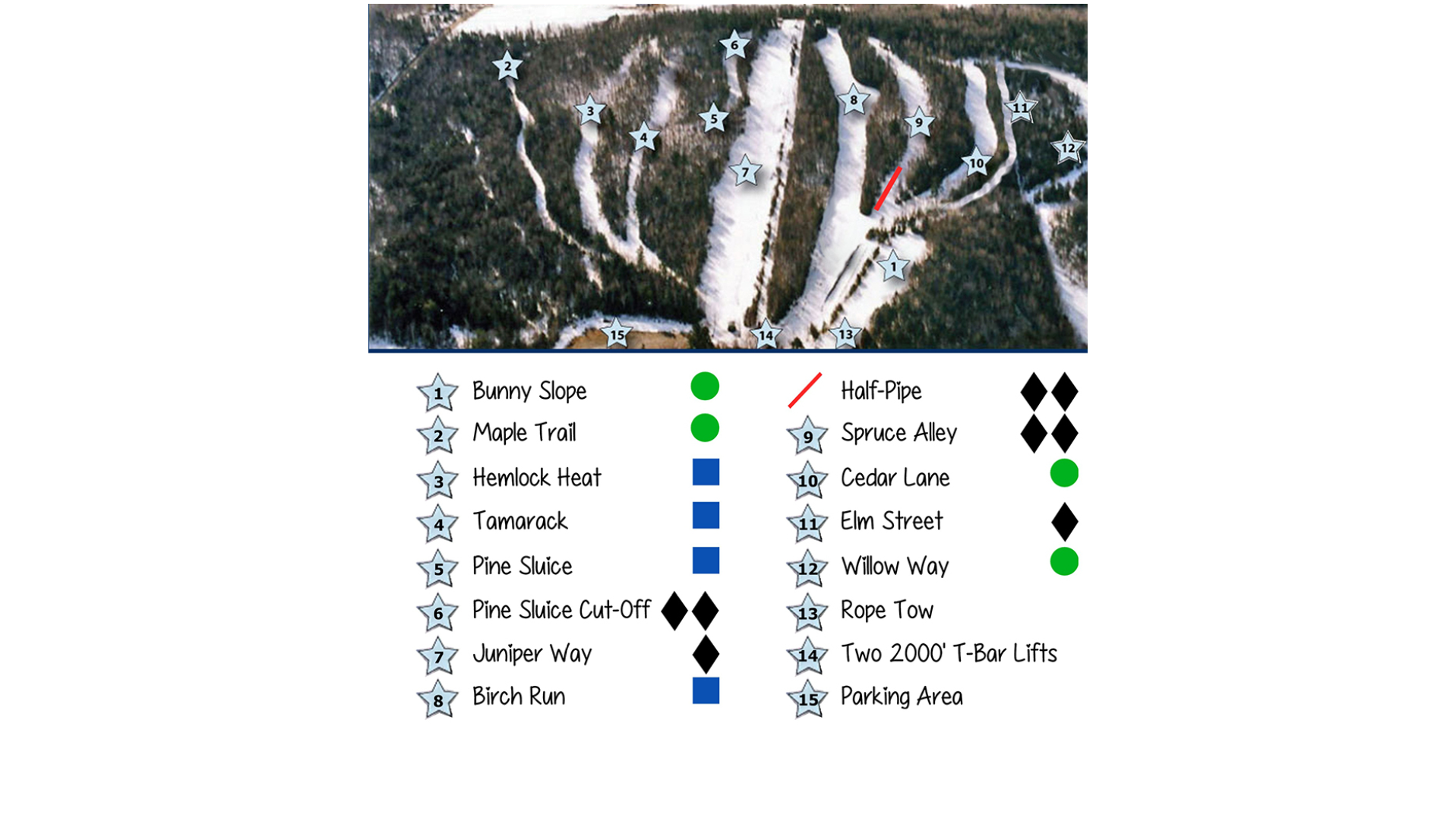 Mount Jefferson Ski Map Mount Jefferson Ski Map