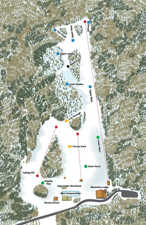 Oglebay Resort Ski Map Oglebay Resort Ski Map
