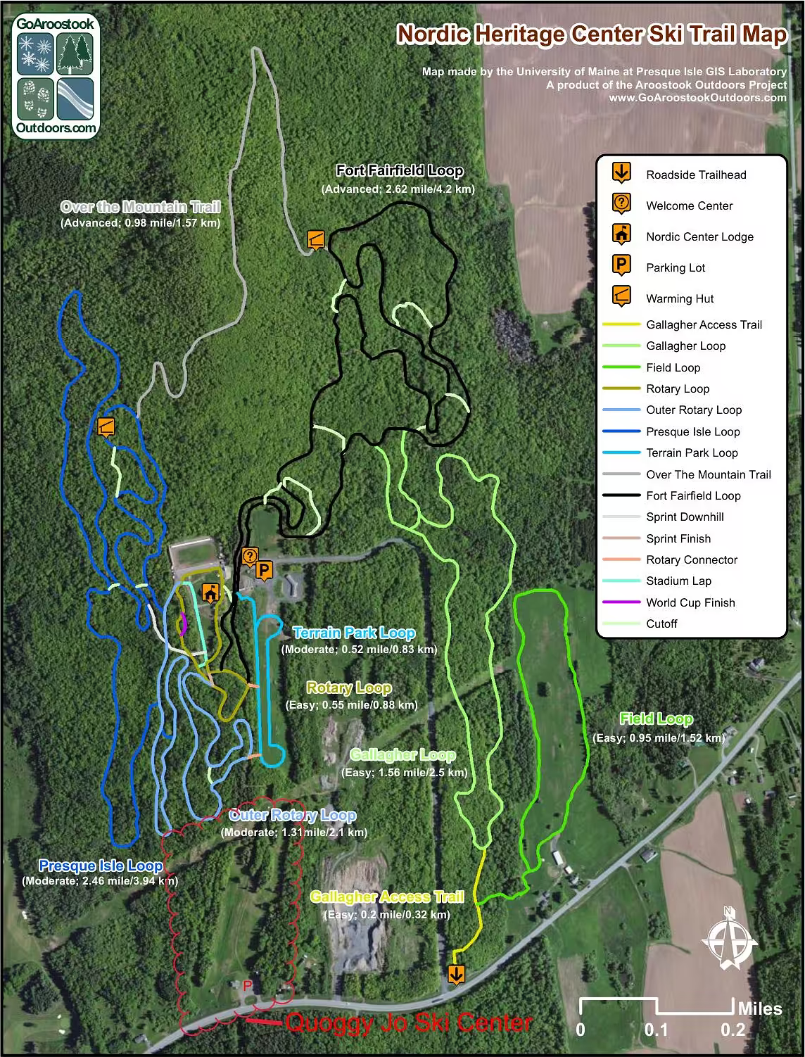 Quoggy Jo Ski Map Quoggy Jo Ski Map