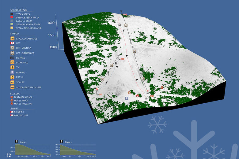 Rostovo Ski Map