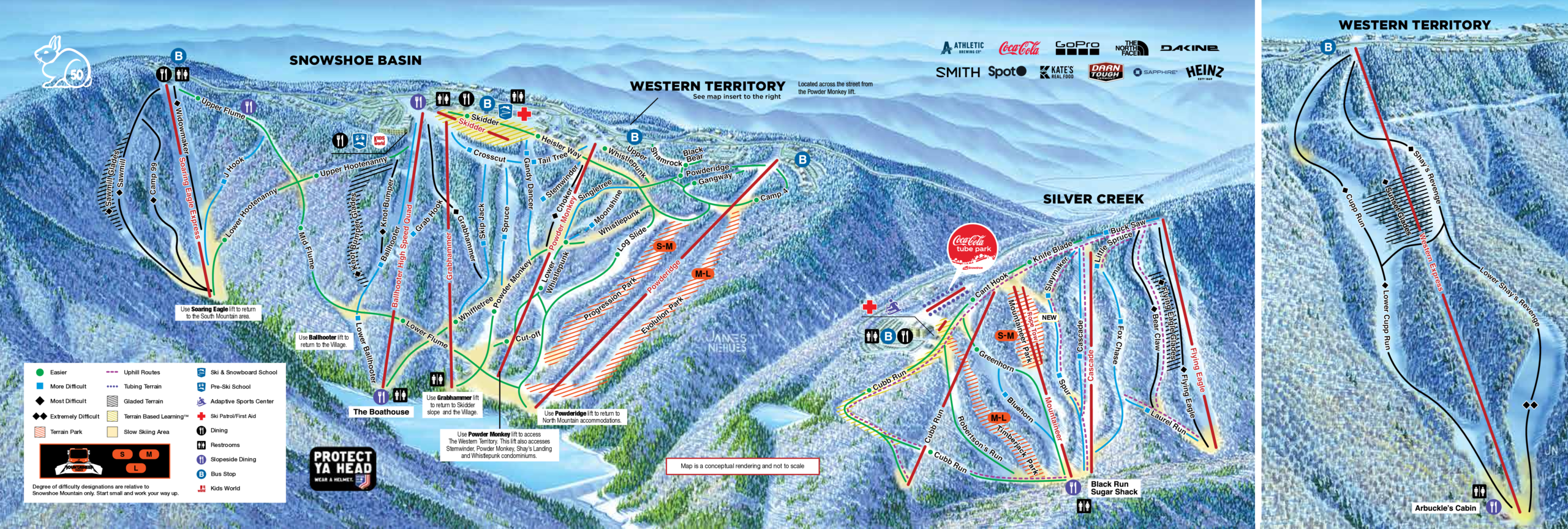 Snowshoe Resort Ski Map Snowshoe Resort Ski Map