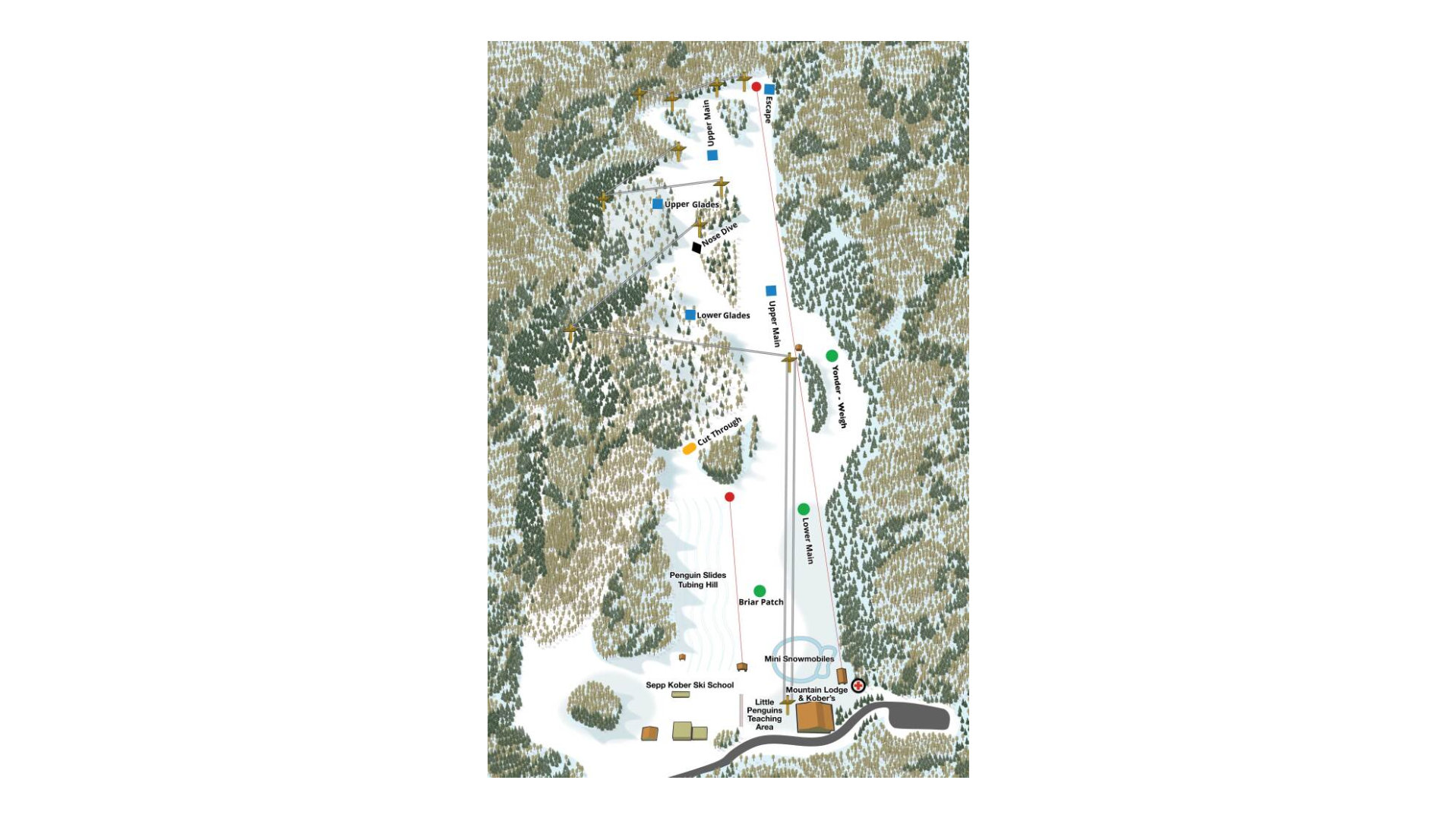 The Omni Homestead Ski Map The Omni Homestead Ski Map