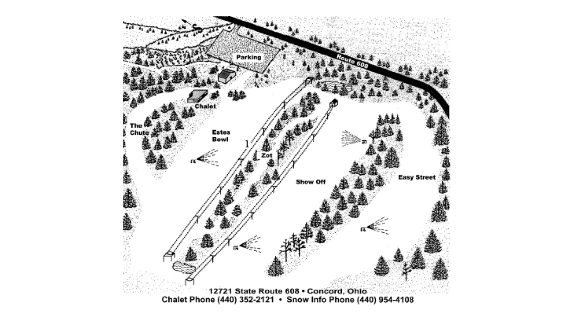 Big Creek Ski Map Big Creek Ski Map