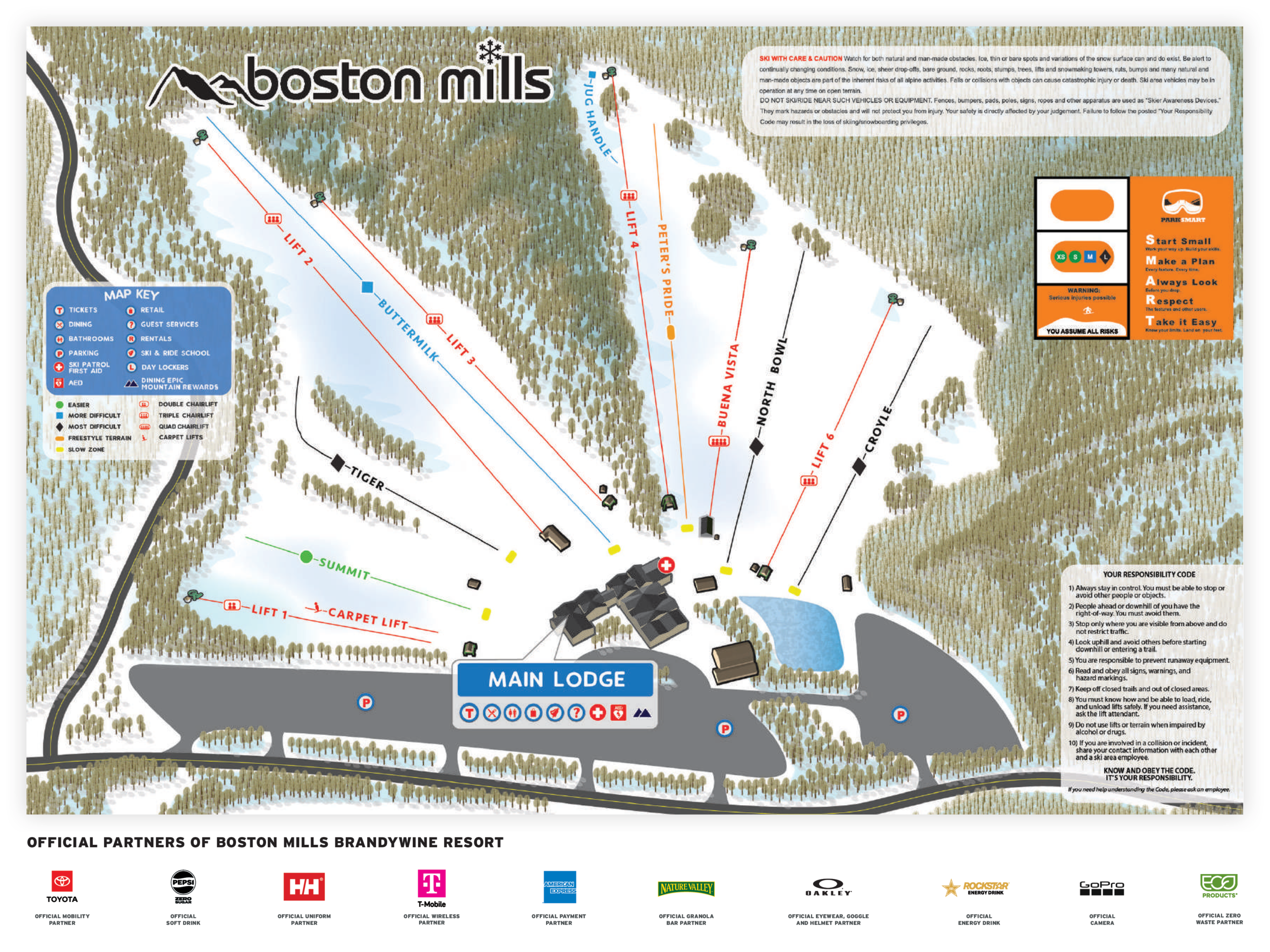 Boston Mills Ski Map Boston Mills Ski Map