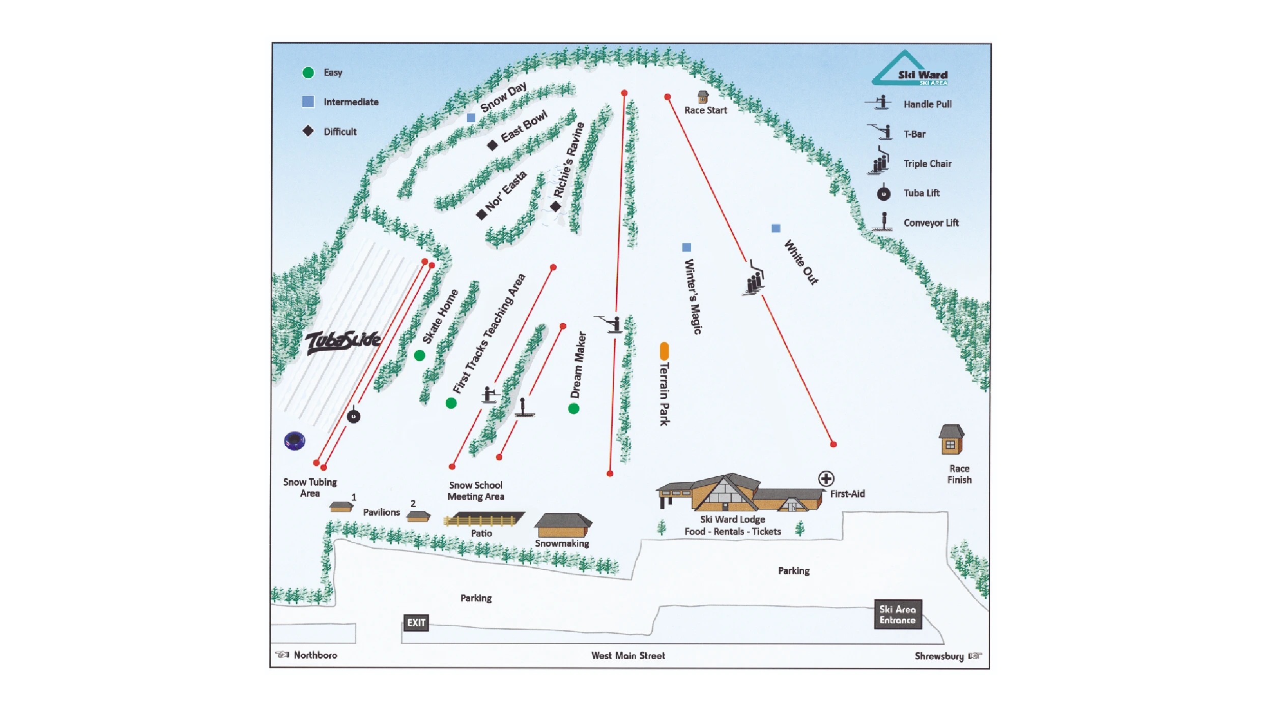 Ski Ward Ski Map Ski Ward Ski Map
