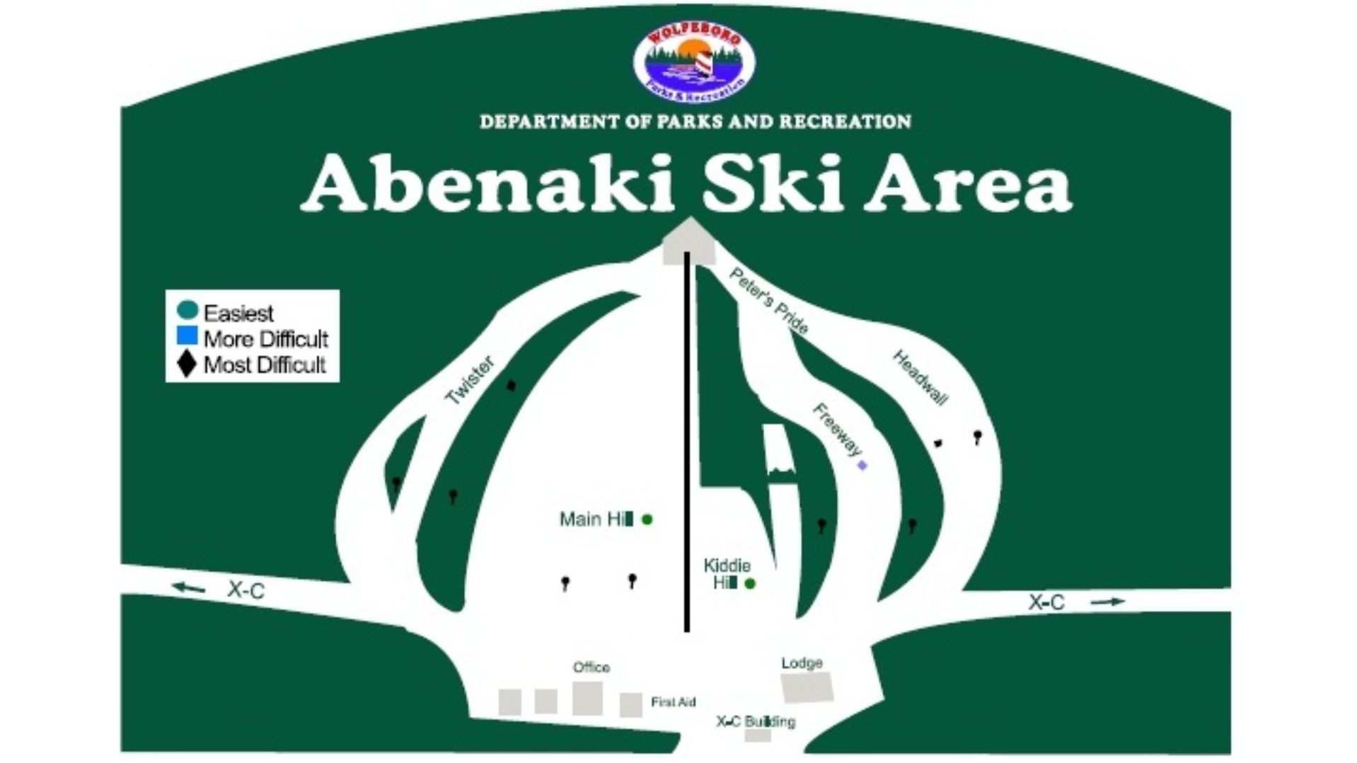 Abenaki Ski Resort Ski Map Abenaki Ski Resort Ski Map