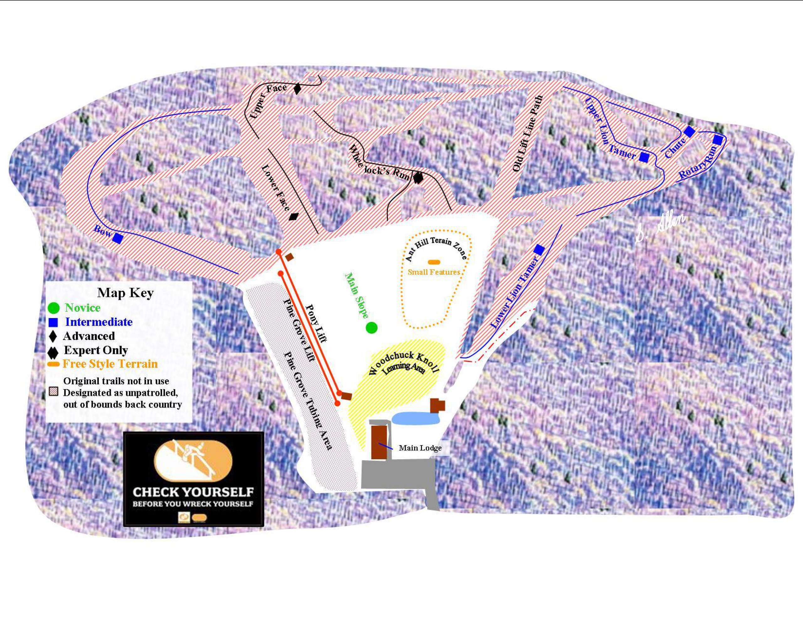 Arrow Head Ski Map Arrow Head Ski Map