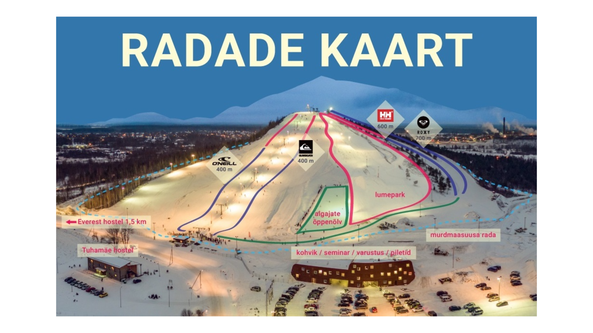 Kiviõli Ski Map