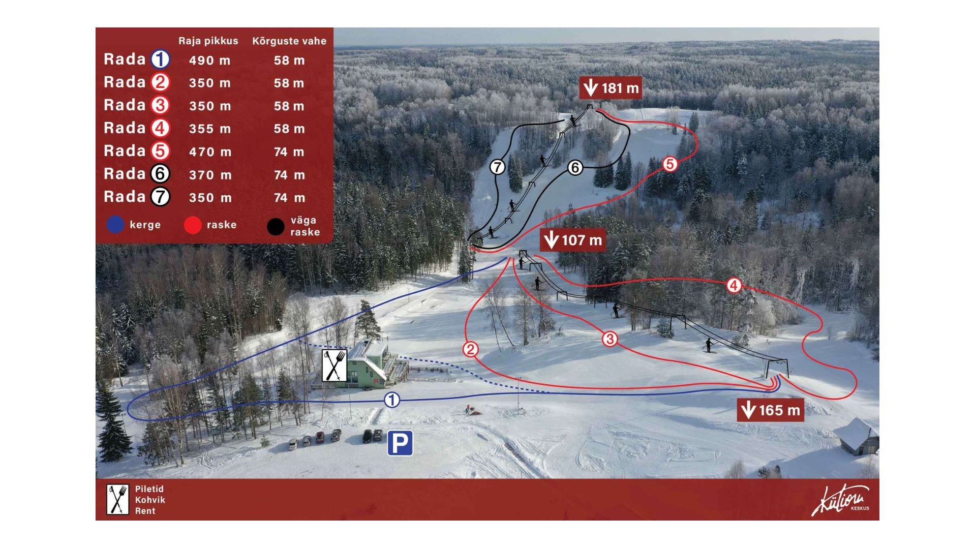 Kütiorg Ski Map