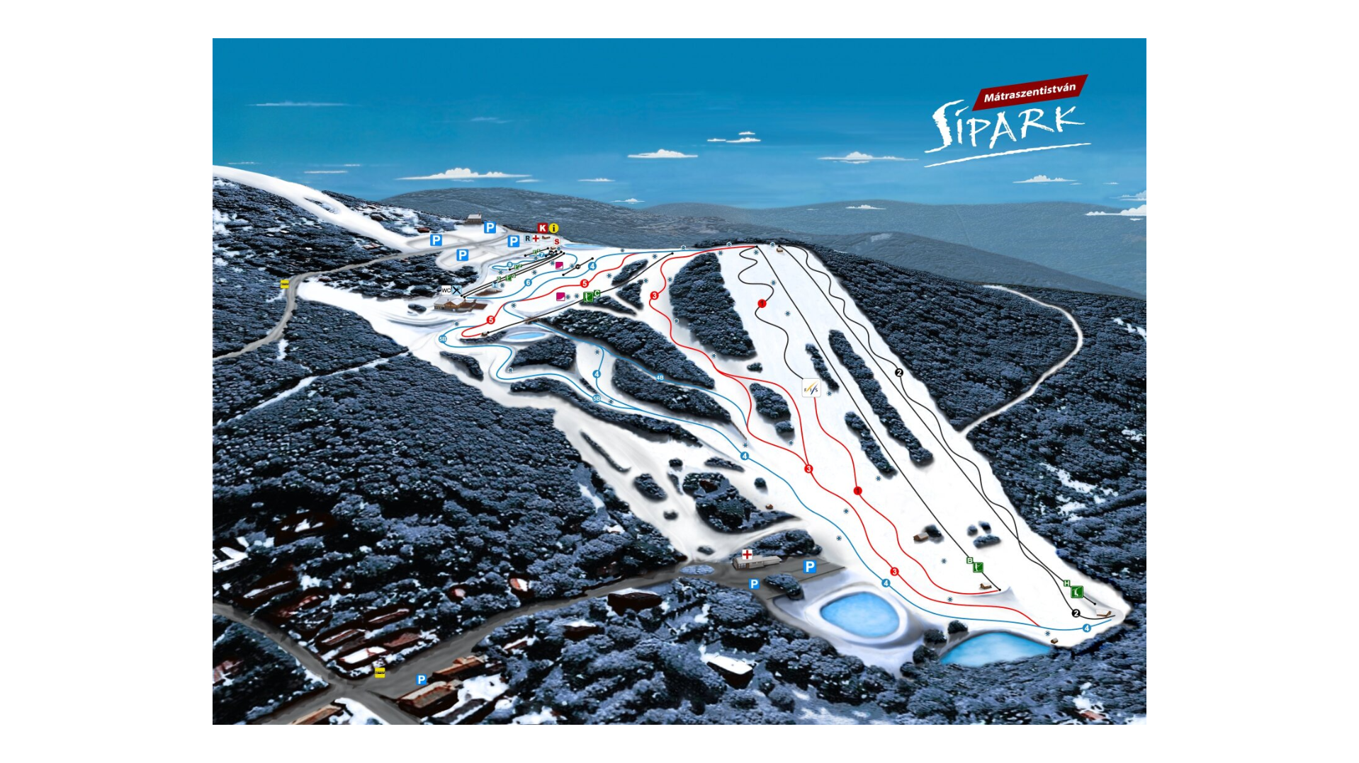 Mátraszentistván Ski Map