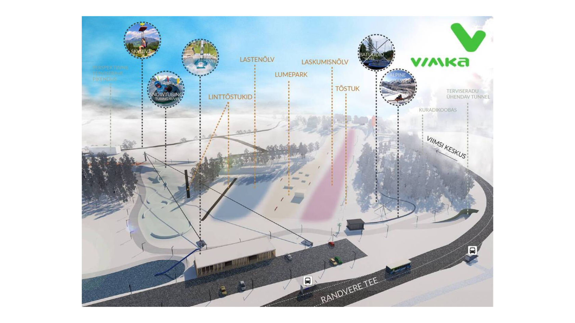 Viimsi Mäepark Ski Map