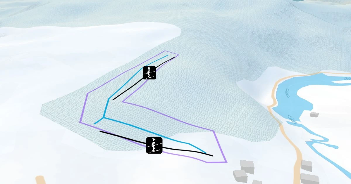 Vucje Ski Map