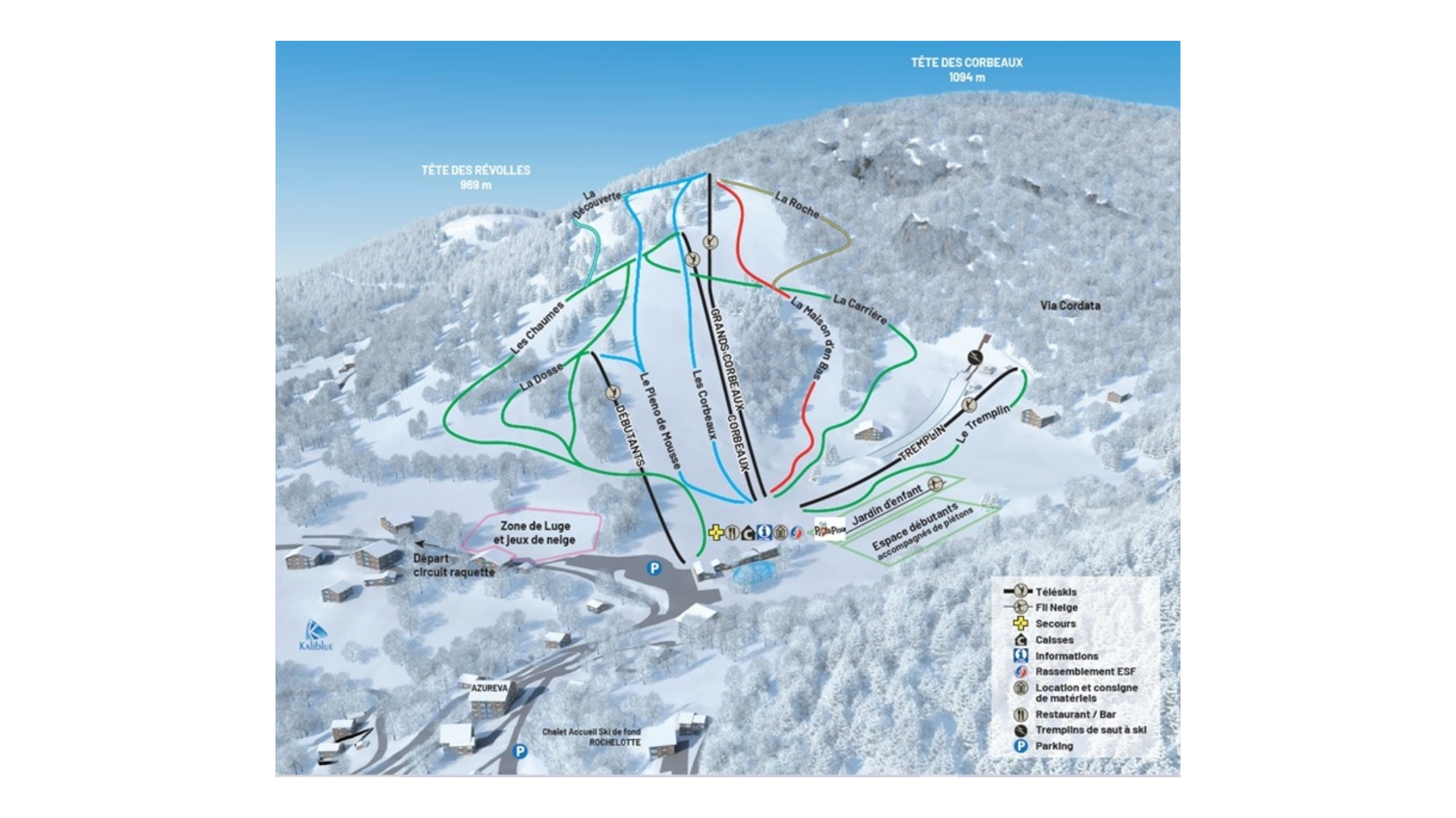Bussang Ski Map
