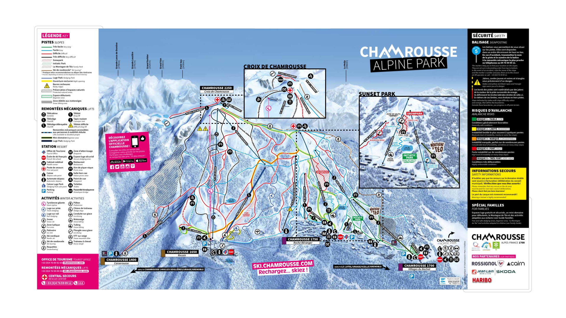 Chamrousse Ski Map