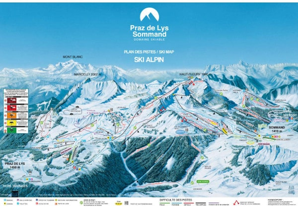 Praz-de-Lys-Sommand-Piste-Ski-Map