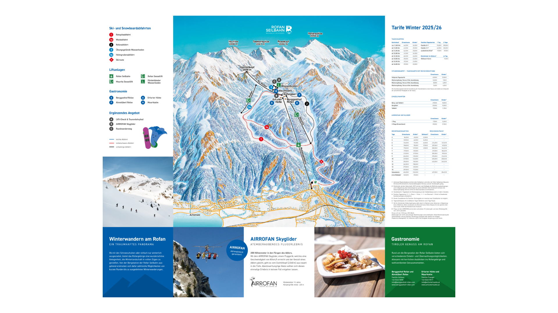 Rofan Ski Map
