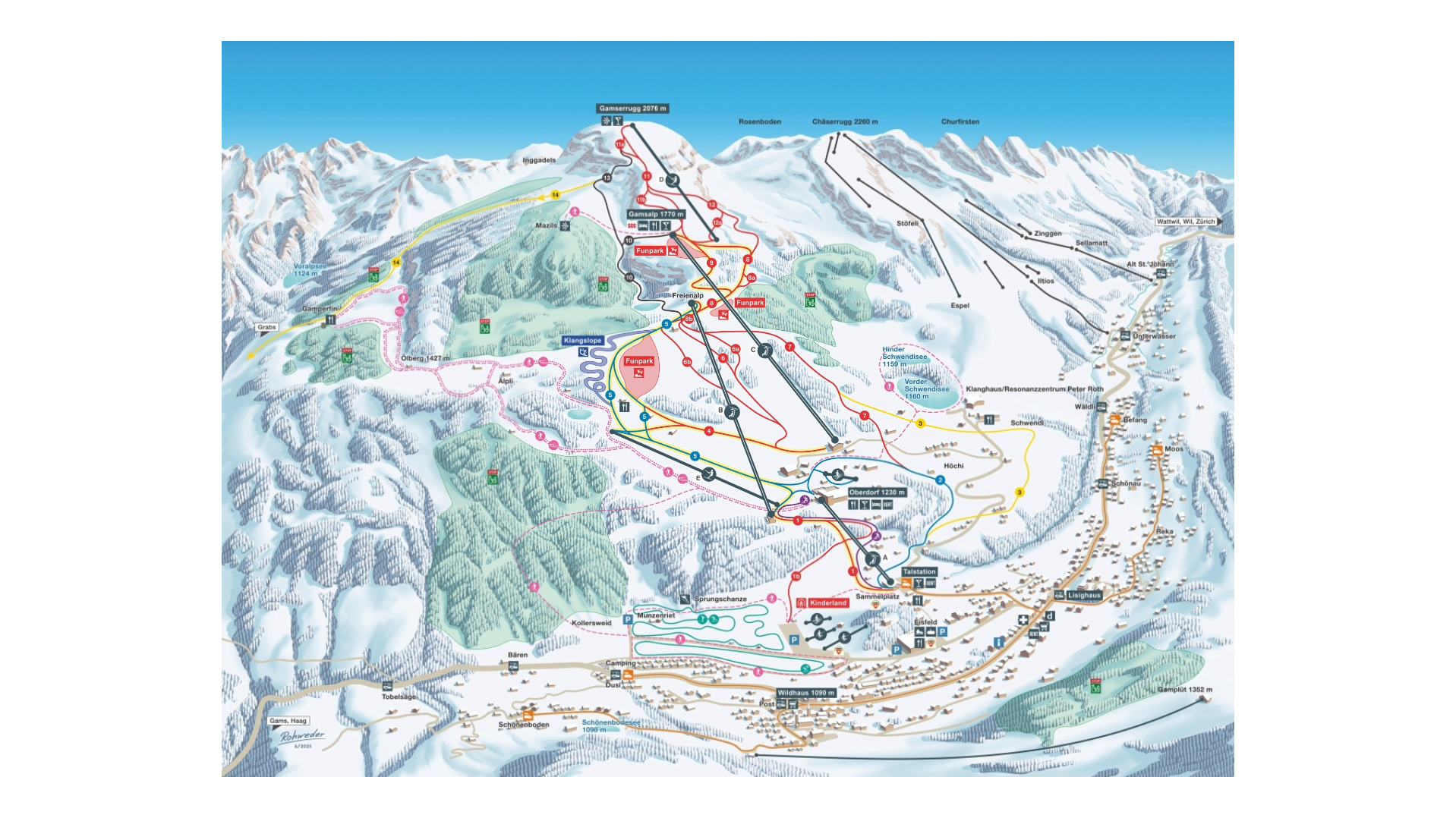 Wildhaus Ski Map