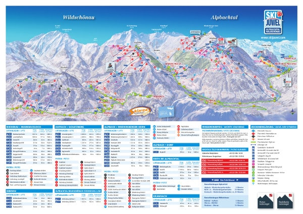 Auffach Ski Map